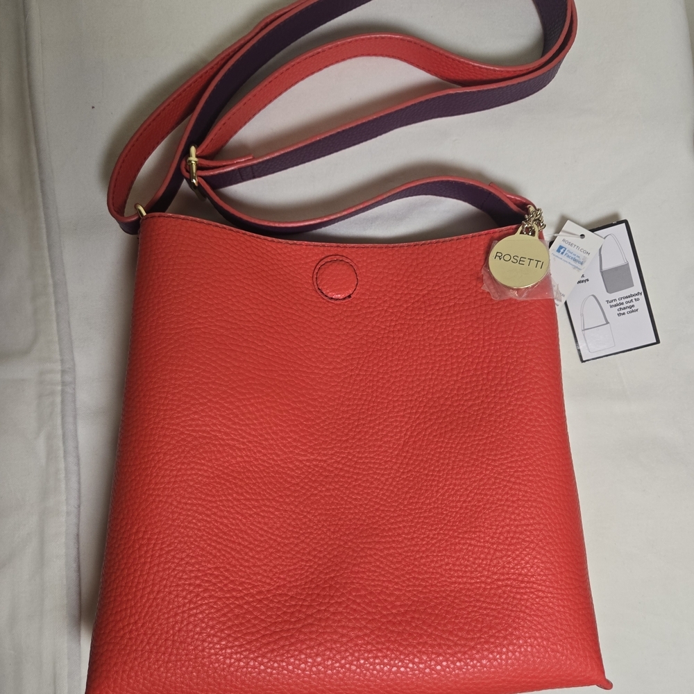Rosetti NWT Reversible Purple and Red Women's Bag